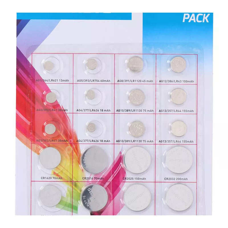 Grundig - Šarminių plokščiųjų baterijų rinkinys AG / CR 24 vnt.