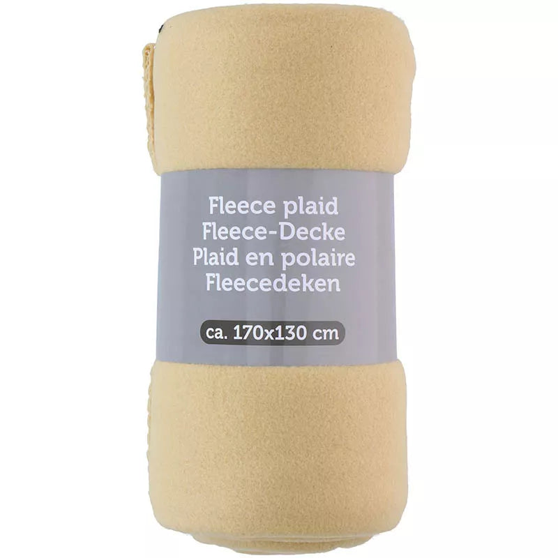 Vilnonė antklodė 170x130 (geltona)