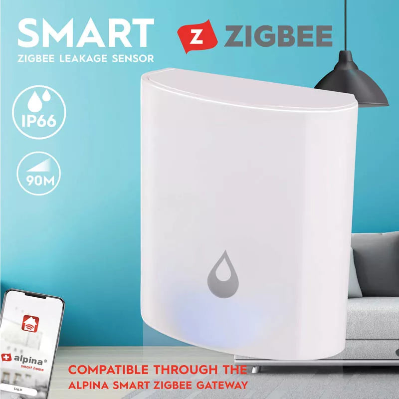 "Alpina" - "Zigbee" išmaniojo tinklo potvynių jutiklis
