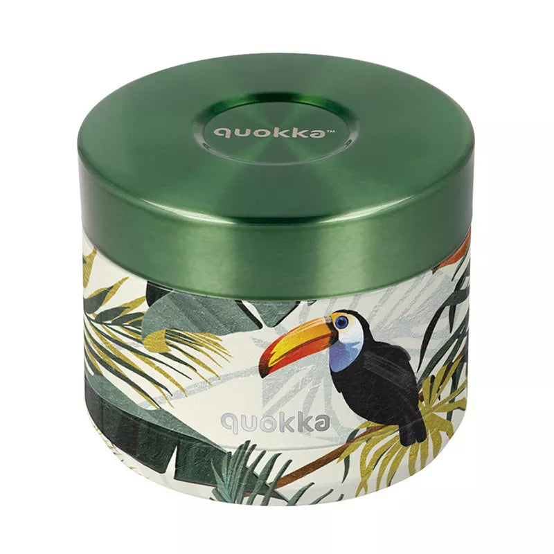"Quokka Whim" - nerūdijančio plieno indelis maistui 360 ml (tropinis)