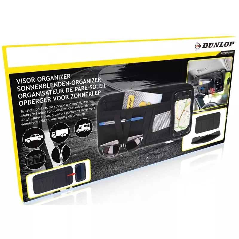 "Dunlop" - Automobilinis laikymo organizatorius saulės skydeliui