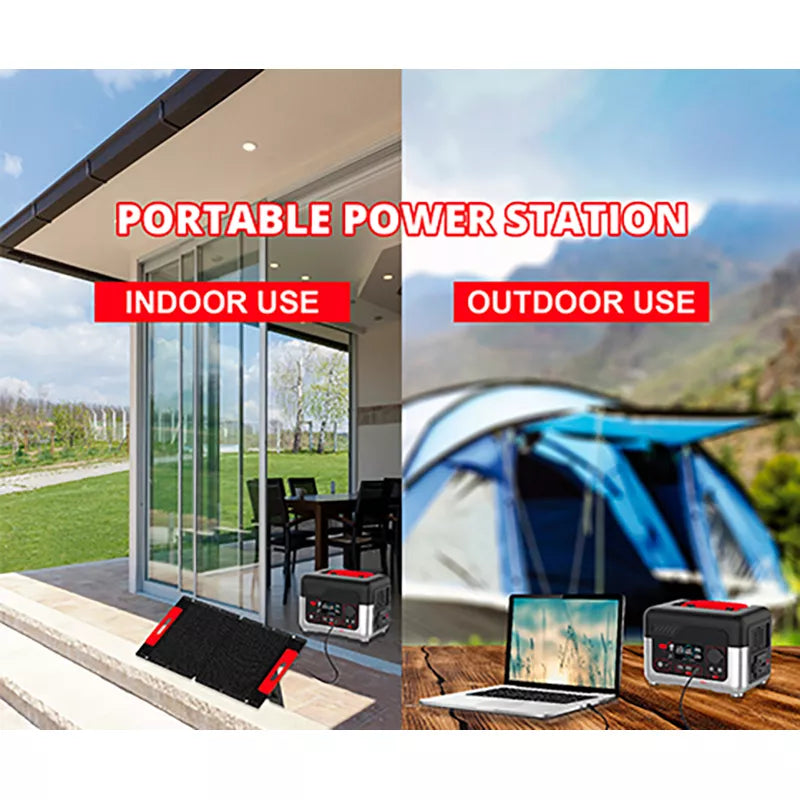 "Wonder Wx600" maitinimo stotelė - 300 W 72800 mAh nešiojamoji maitinimo stotelė (juoda)