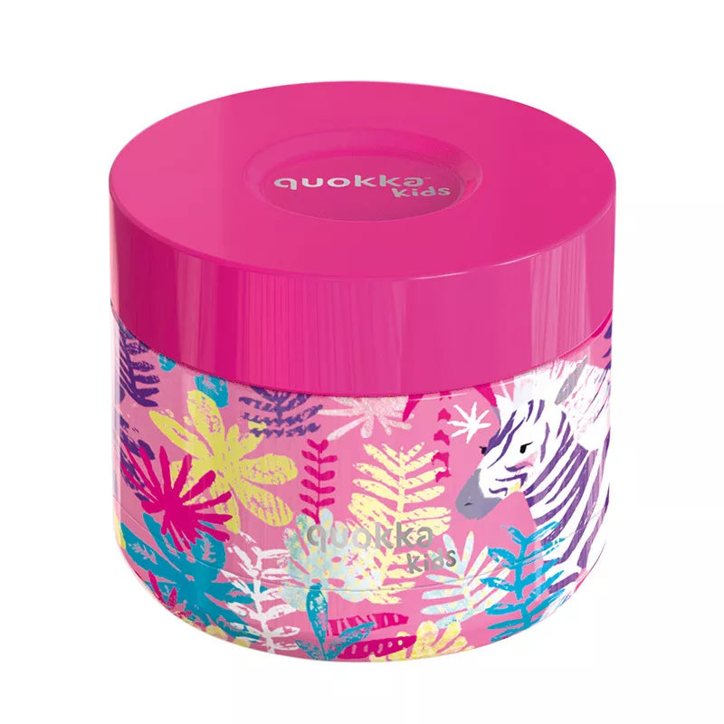 "Quokka Whim Kids Food Jar" - Termo pietų dėžutė / vaikų pietų termosas 369 ml (Zebras)