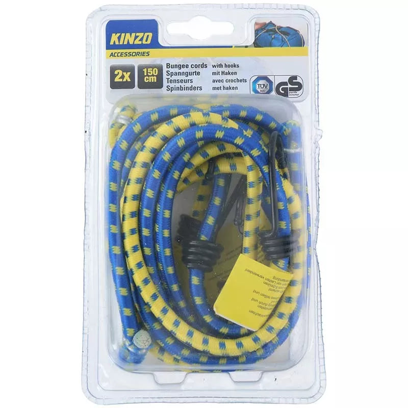 Kinzo - Bagažo tvirtinimo juostos 150 cm 2 vnt. (mėlynos)