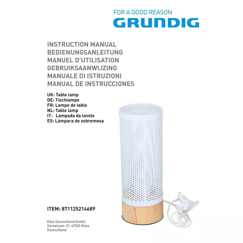 Grundig - Stalinis šviestuvas
