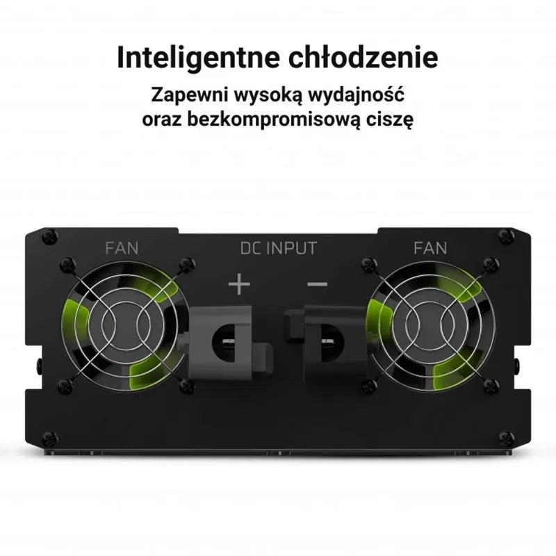 "Green Cell" - Įtampos keitiklis inverteris iš 12V į 230V 2000W / 4000W Modifikuota sinusinė banga