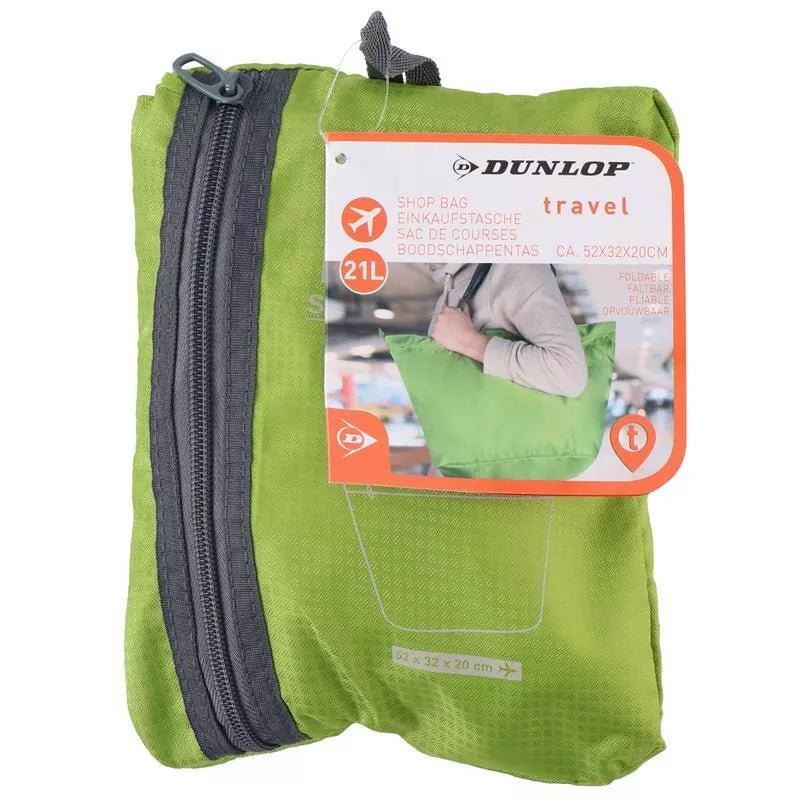 "Dunlop" - Sulankstomas pirkinių krepšys (žalias)