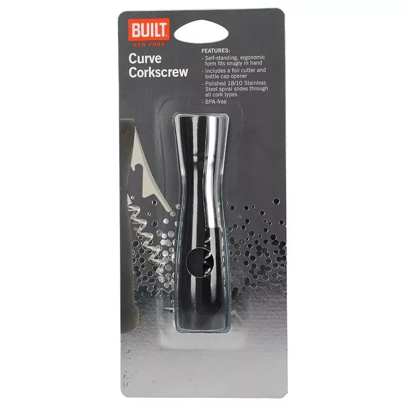 "BUILT Curve Corkscrew" (juodas)