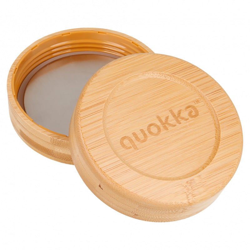 "Quokka Deli Food Jar" - stiklinis maisto indas / pietų dėžutė 500 ml (Blue Nature)