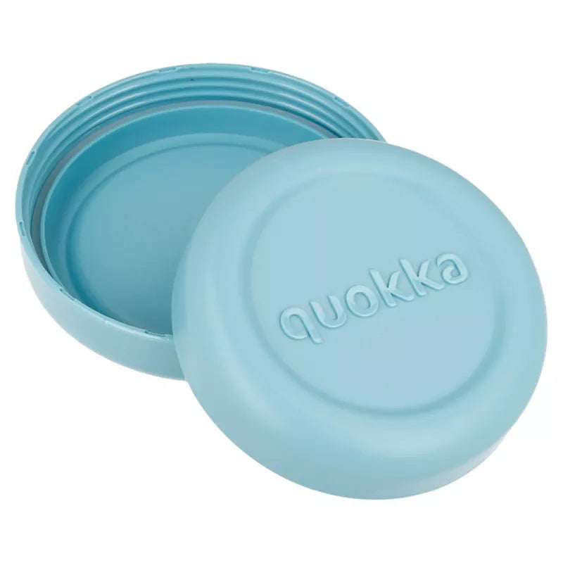 "Quokka Bubble Food Jar" - plastikinis maisto indelis / pietų dėžutė 500 ml (Akvareliniai lapai)