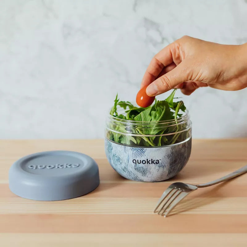 "Quokka Bubble Food Jar" - plastikinis maisto indelis / pietų dėžutė 500 ml (Zen)