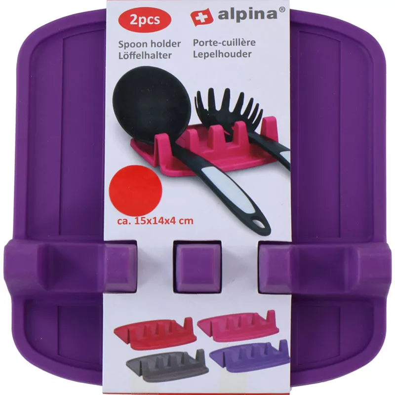 Alpina - Šaukštų / indų laikiklis 2 vnt. (violetinės spalvos)