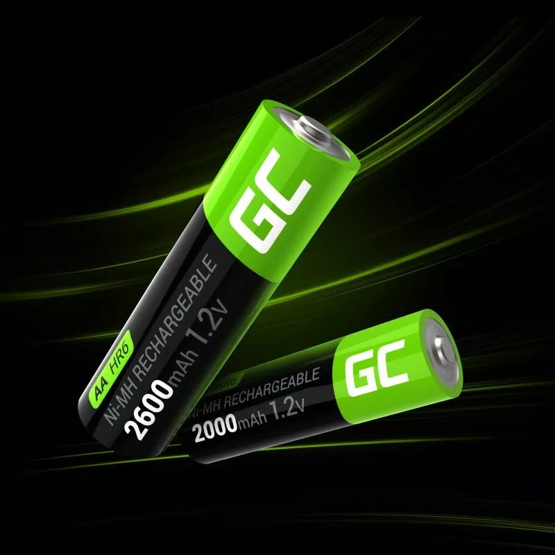 "Green Cell" - 2x AA HR6 2600mAh įkraunamos baterijos