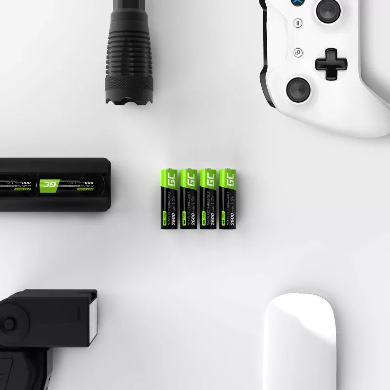 "Green Cell" - 2x AA HR6 2600mAh įkraunamos baterijos