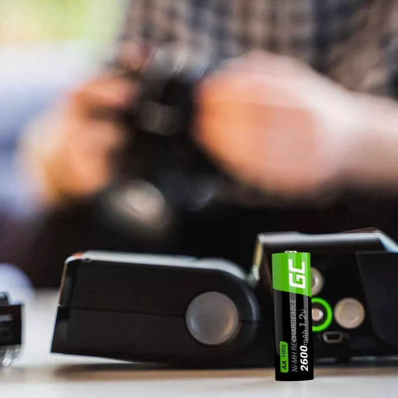 "Green Cell" - 2x AA HR6 2600mAh įkraunamos baterijos