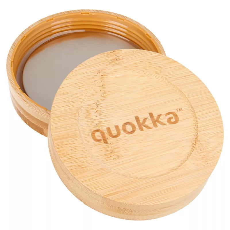 "Quokka Deli Food Jar" - stiklinis maisto indas / pietų dėžutė 820 ml (Dark Flowers)