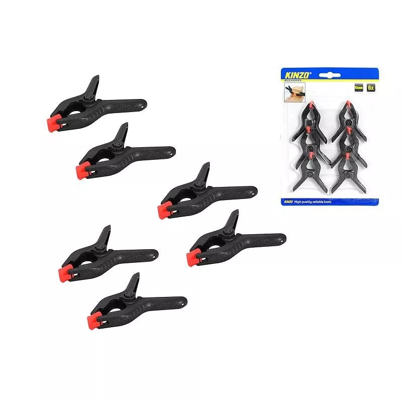 Kinzo - Dailidžių griebtuvų rinkinys 65 mm 6 vnt