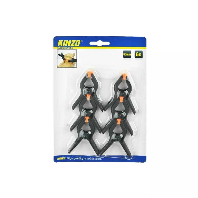 Kinzo - Dailidžių griebtuvų rinkinys 65 mm 6 vnt