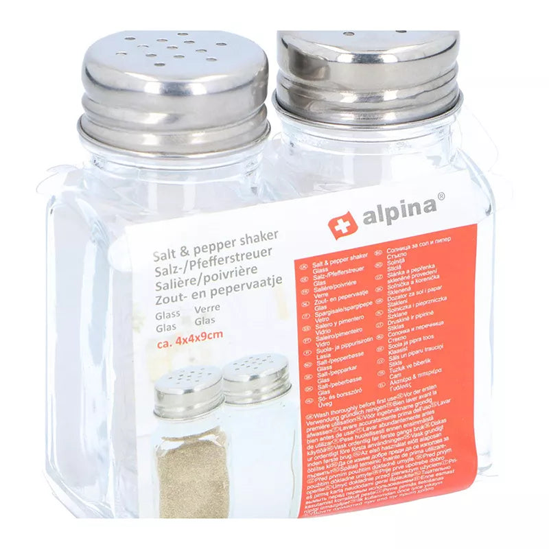 Alpina - Stiklinės druskinės ir pipirinės 2 vnt.