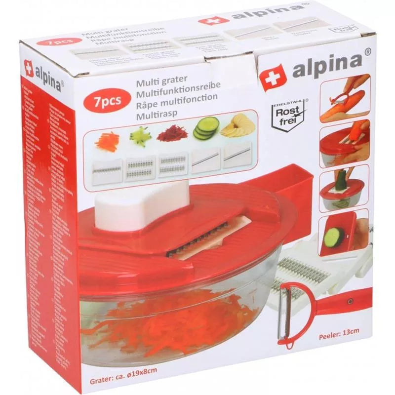 "Alpina" - daugiafunkcinė tarkavimo mašina su konteineriu + skustuvas