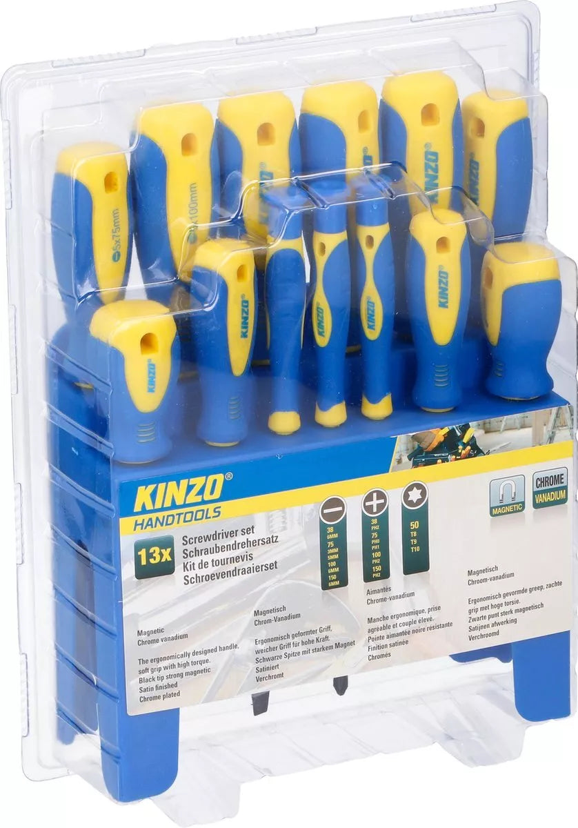 Kinzo - 13 atsuktuvų / atsuktuvų rinkinys