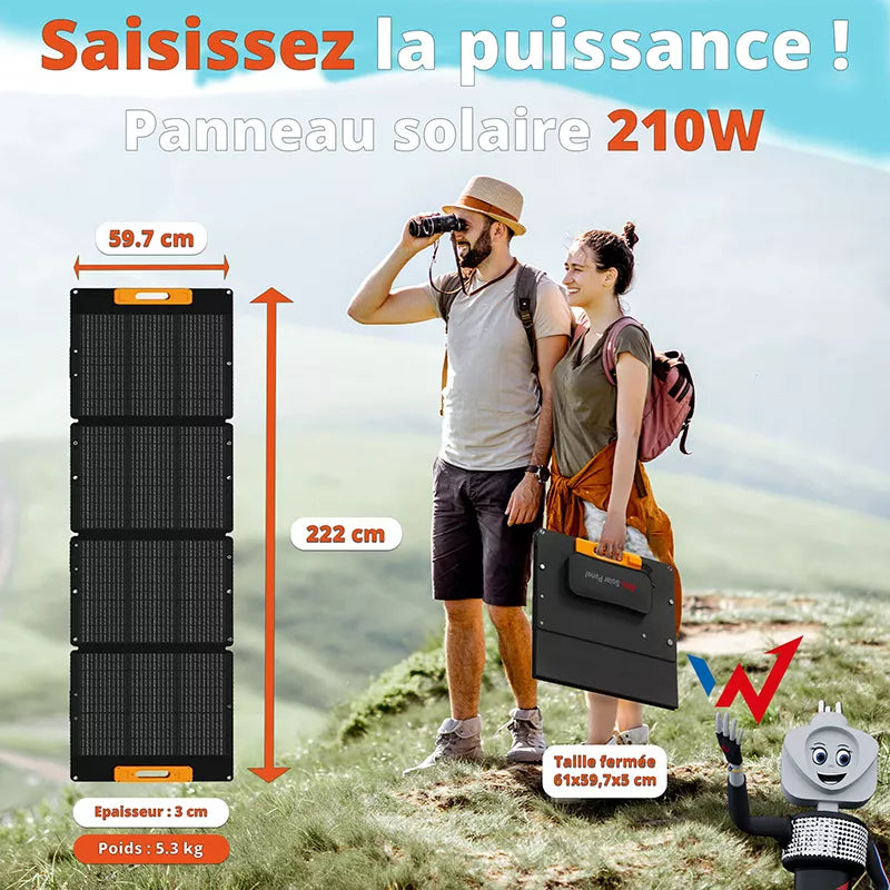 "Wonder Ws210" - 210W saulės kolektorius su MC4 išvestimi (juodas)