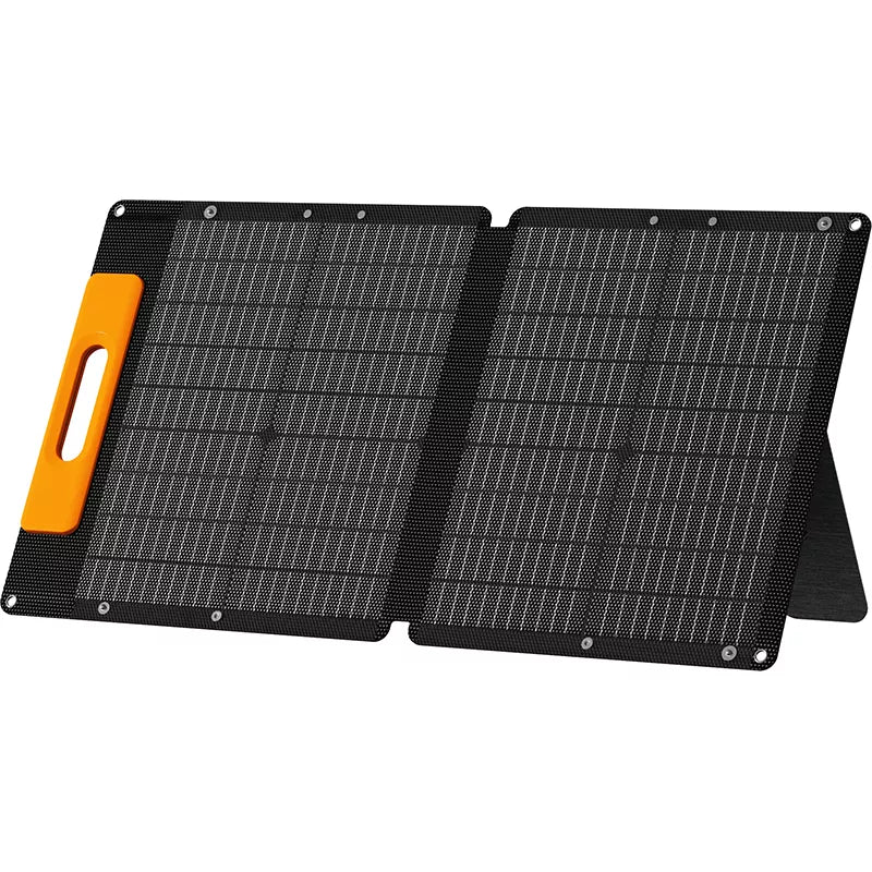 "Wonder Ws60" - 60 W saulės baterija su USB-C PD 30 W ir USB-A QC 18 W išvestimi (juoda)