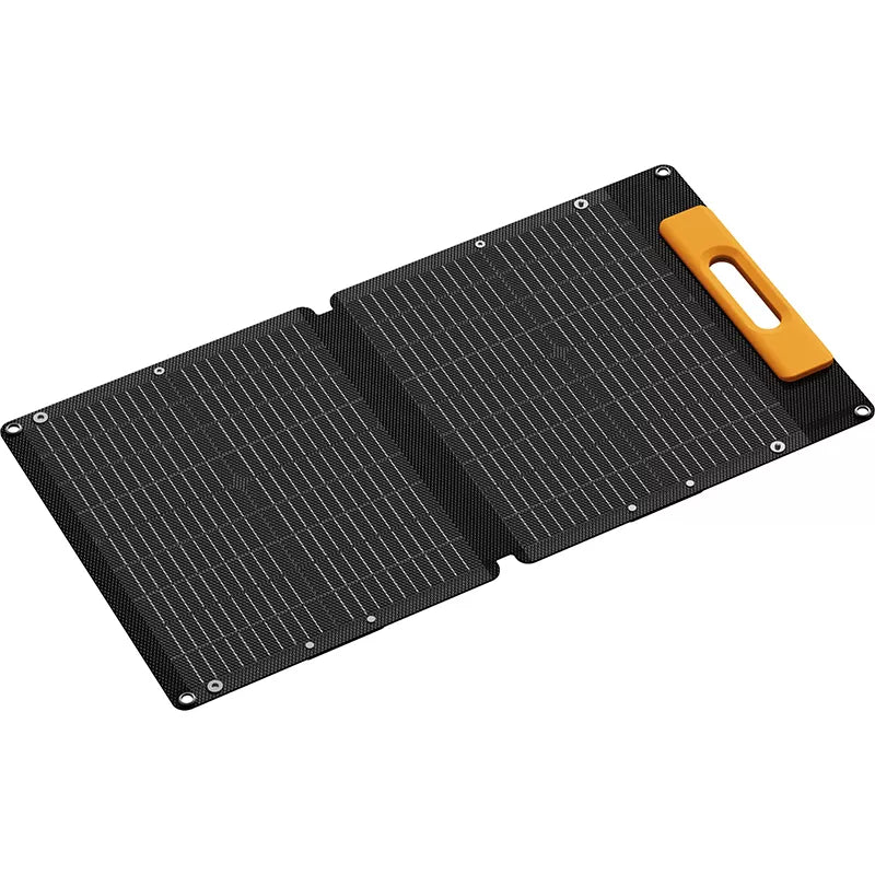 "Wonder Ws60" - 60 W saulės baterija su USB-C PD 30 W ir USB-A QC 18 W išvestimi (juoda)