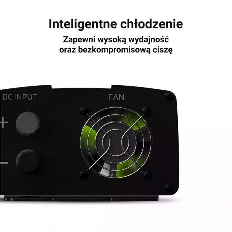 "Green Cell" - Įtampos keitiklis inverteris iš 24V į 230V 1000W / 2000W Modifikuota sinusinė banga