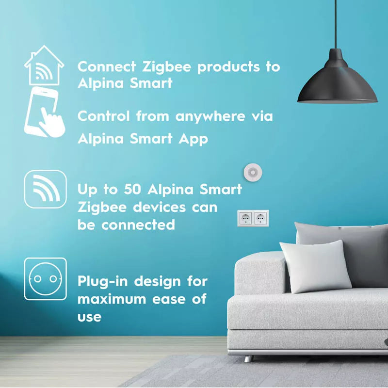 "Alpina" - "Zigbee" koncentratoriaus šliuzas, skirtas prijungti šio standarto įrenginius