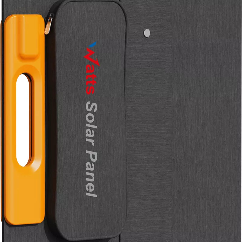 "Wonder Ws60" - 60 W saulės baterija su USB-C PD 30 W ir USB-A QC 18 W išvestimi (juoda)