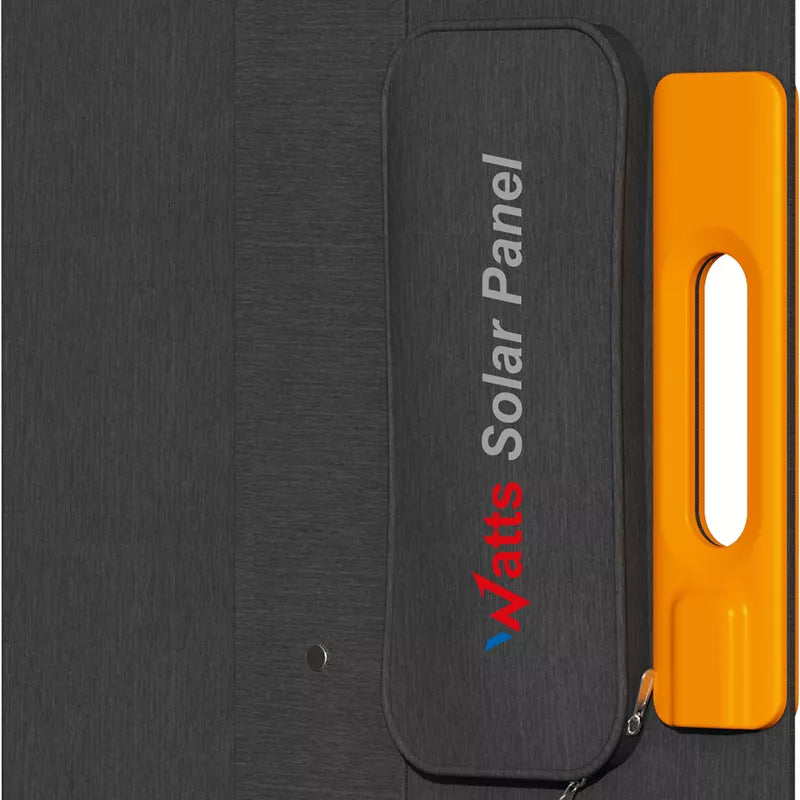 "Wonder Ws60" - 60 W saulės baterija su USB-C PD 30 W ir USB-A QC 18 W išvestimi (juoda)