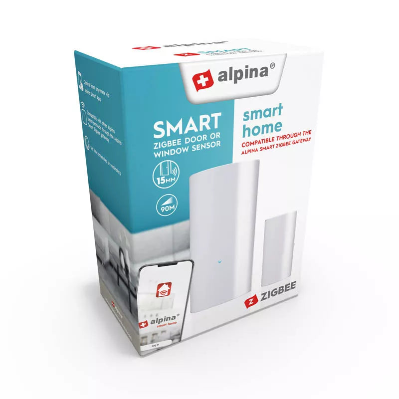 "Alpina" - Išmanusis langų atidarymo jutiklis iš "Zigbee" tinklo
