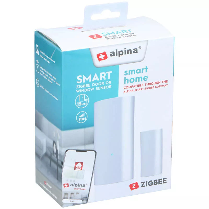 "Alpina" - Išmanusis langų atidarymo jutiklis iš "Zigbee" tinklo